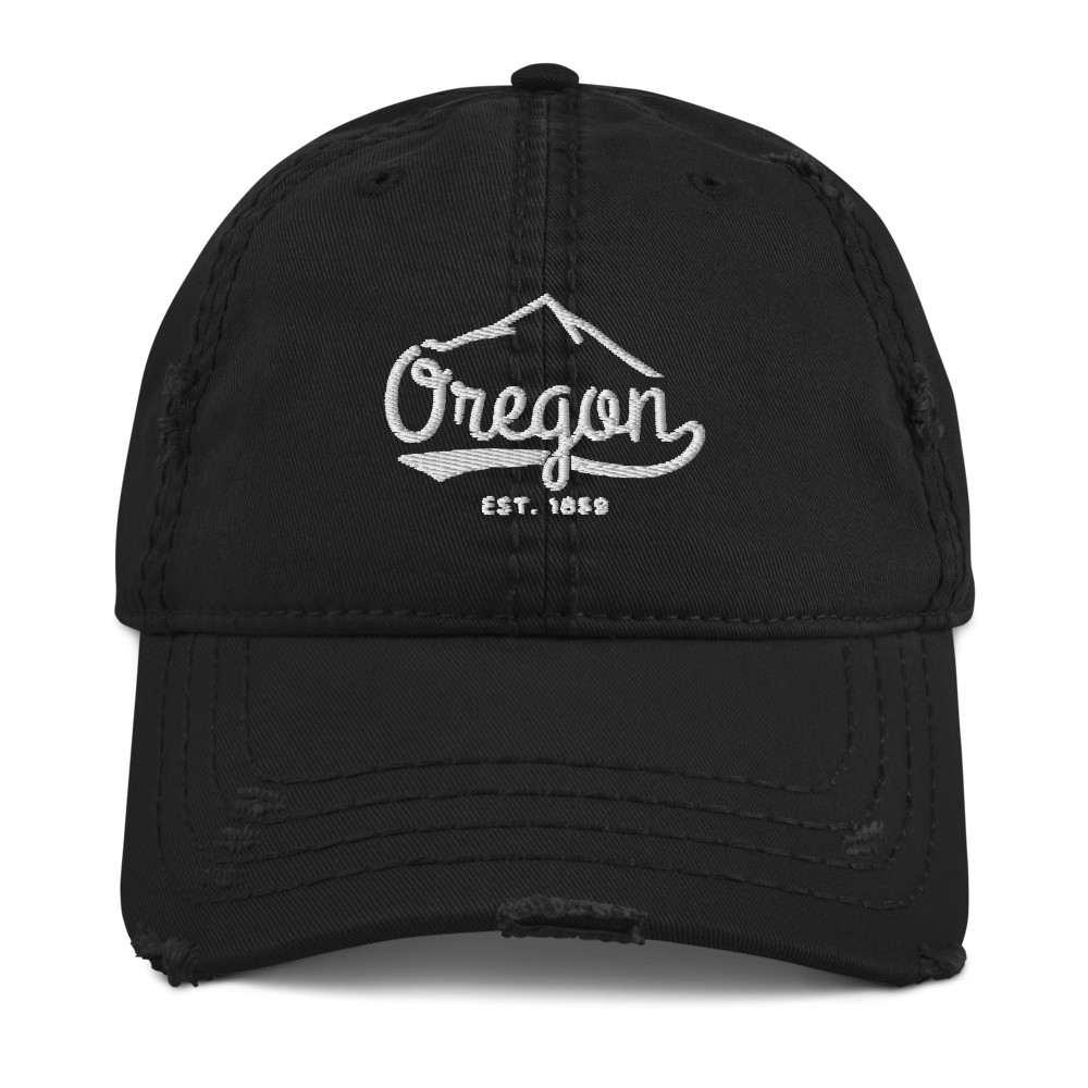 Oregon EST 1859 - Distressed Dad Hat
