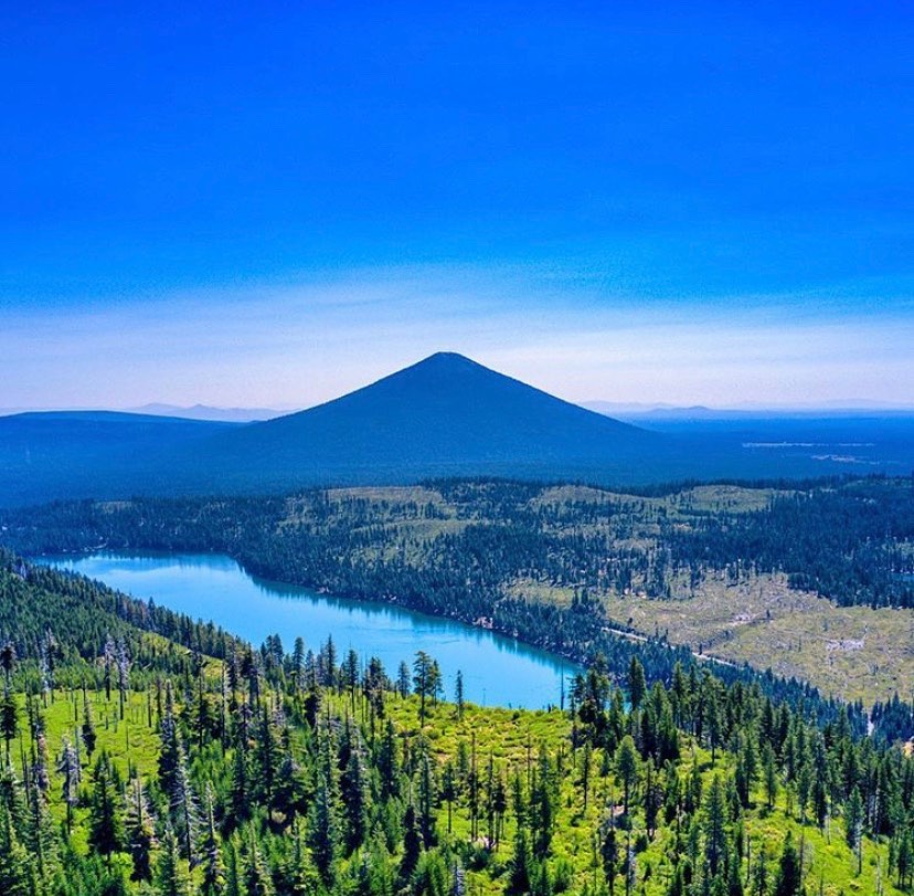Shuttle Lake near Black Butte - photo by @abovethenorthwest
