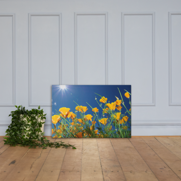 WILD FLOWERS - 24X36 Canvas Wrap Print