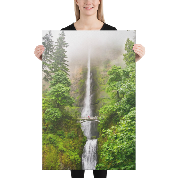 Multnomah Falls - 24x36 Canvas Wrap Print